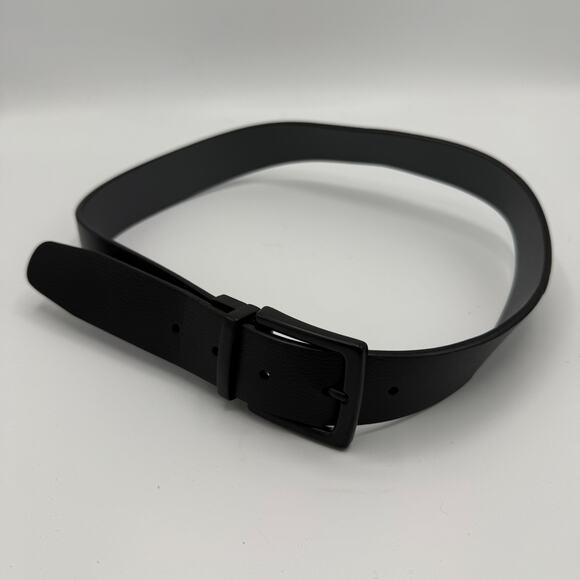 Original Penguin Dress Belt Men 30/75 Black Genuine Leather - Picture 1 of 4